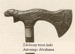 Decorated Abraham's cane. Phot. from the T. Bolduan's book <<Trybun Kaszubów>>